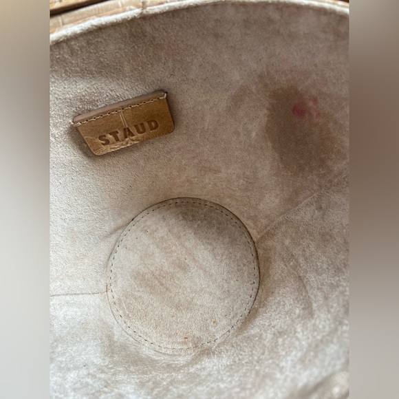 STAUD croc embossed leather bag - Picture 5 of 5